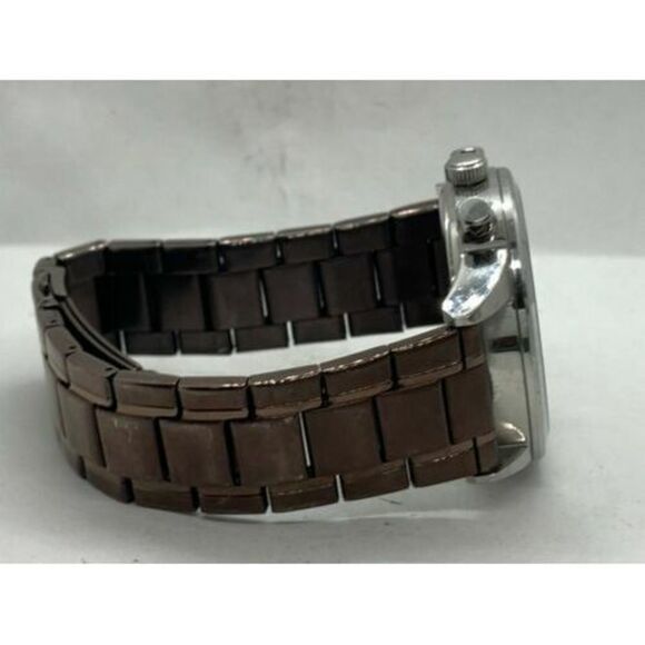 Fossil BQ2091 Men's Watch Analog Stainless Steel Band Brown Round Quartz D621 - Picture 8 of 9